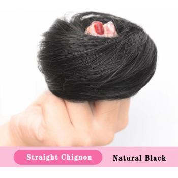 AILIADE Moño de Cabello Sintético