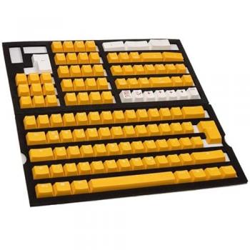 Ducky Keycap Set PBT Double‑Shot – Design Jaune