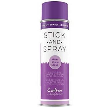 Crafters Companion Stick & Spray Temporary Repositional Craft Adhesive Stamp UK