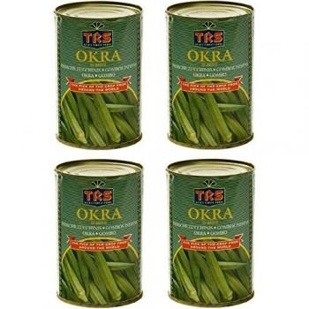 Salzgepolsterte Okraschoten – 4× 400 g, Wok‑geeignet