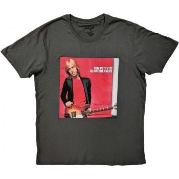 Tom Petty & The Heartbreakers Damen/ Herren Baumwoll-T-Shirt XL – „Damn the Torpedoes“, Kohle