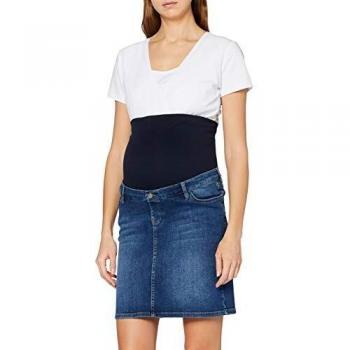 ESPRIT Umstandsrock Denim OTB mid, Blau (Medium Wash 960)