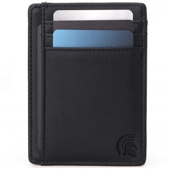 POWR Mens Wallet, Slim RFID Blocking Minimalist Credit Card Holder (Green)