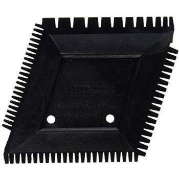 Quad-Sided Rubber Texture Comb