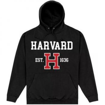 Maroon Est 1636 Unisex Adult Harvard Hoodie XXL