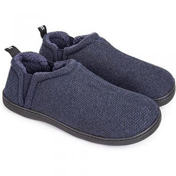 Snug Leaves Men's Anti-Slip Warm Slippers