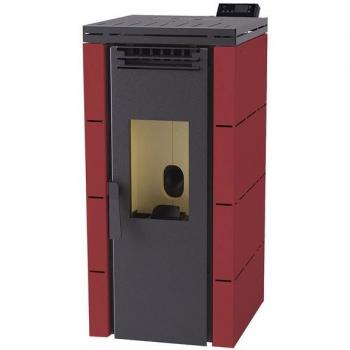 Estufa de Pellets Frontal FM BP-100 Burdeos