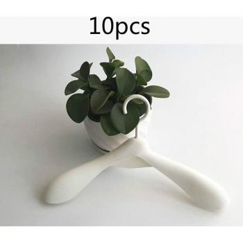 Heavy-Duty Plastic Scarf Hangers with Thick Shoulders – 10 Pack