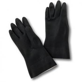 GUANTE QUÍMICO LÁTEX NEGRO FLOCADO 321C L9 JUBA