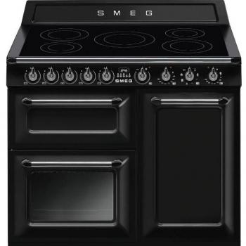 Cuisinière à Induction Smeg Victoria TR103IBL2, 100 cm, 5 zones, Noir