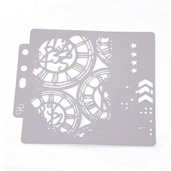 Leaf Design Clear Silicone Stamp for Embossing
