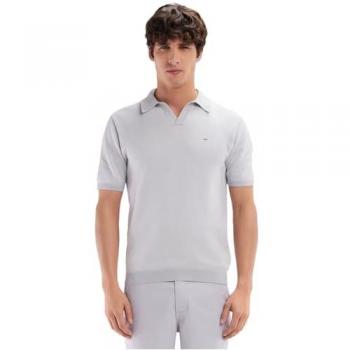 Eden Park Pull court couleur gris E25MAIPU0014