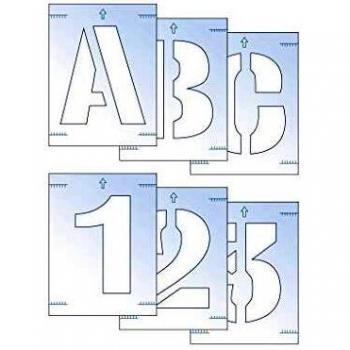 Scan Letter & Number Stencil Kit 50mm