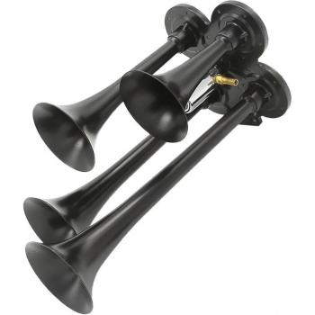 12V/24V 4-Trompete Zug Luft Horn Set, 150dB, extrem stabile Frequenz, Zinklegierung