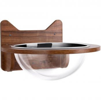 Cama para Gatos con Burbuja Transparente Montada a la Pared