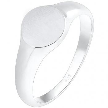 Elli Ring Damen Geo Basic 925 Sterling Silber Royal Matt