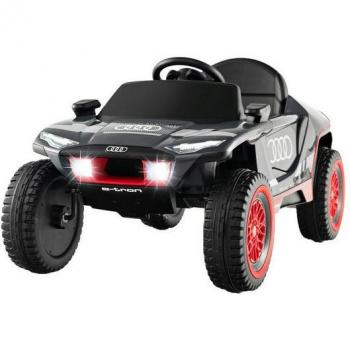 Costway 12 V Audi‑Kids Car – 4‑Feder‑Aufhängung, RGB‑LED, USB & FM‑Eingang,