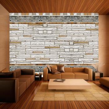 Papier Mural Mosaïque Pierre 100x70 cm