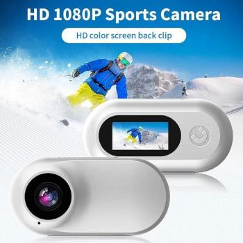 MiniCam HighRes Traesio: Accion Deportiva Portátil con Soporte Rápido