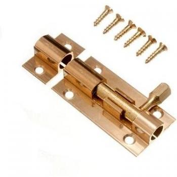 Door Bolt Barrel Slide Lock 50mm 2 Inch Brass