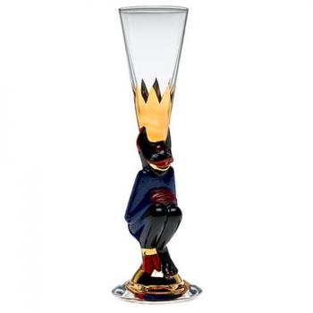 Orrefors Schnapsglas „The Snaps Devil“ – Premium-Cocktailglas, blau