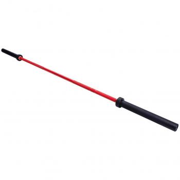 220 cm Olympic Bar with Red Handles, 20 kg Capacity