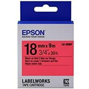 Epson Nastro 18mm × 9m Rosso Pastello LK-5RBP