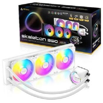 Antec Skeleton 360 White AIO Cooler with Addressable RGB Fans