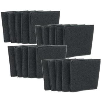 Filtro VHbw 20x Aspirapolvere Einhell 2351134 – Filtro in Spugna Nera