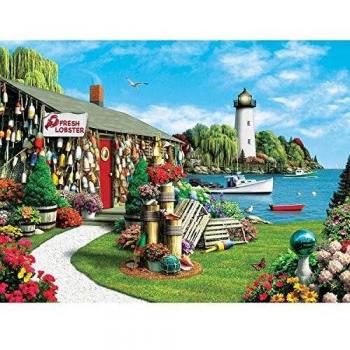 Alan Giana's Lobster Bay Memory Lane Grip Art Jigsaw Puzzle