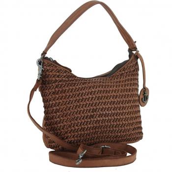 Harbour 2nd Cathrin Hobo Bag in geflochtener Leder-Optik