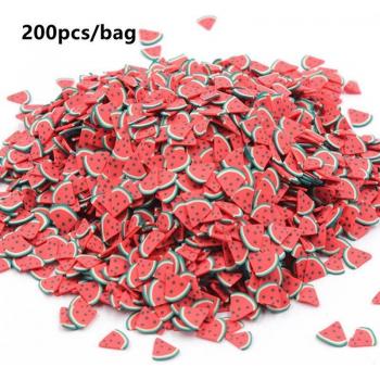 200 Piece Fruit-Shaped Slime Add-on Charms