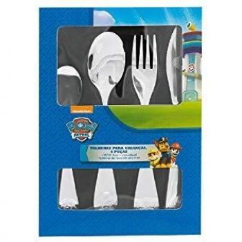 Paw Patrol Durable Stainless Steel Fork, Spoon & Knife Set for Kids