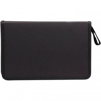 Foldable Pencil Case 36 Holes Zipper Solid Color