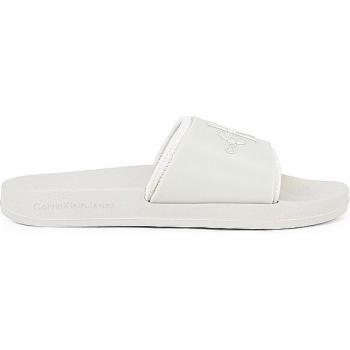 Calvin Klee Jeans Calzature Donna Slide Creamy Monogramma 36