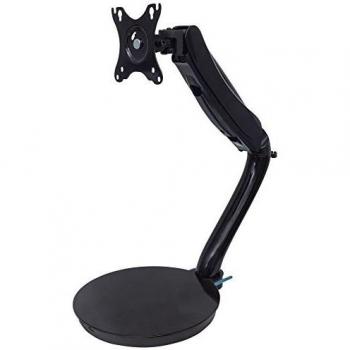 Gas‑Powered Desk‑Mount Monitor Stand with Two USB Ports (Manhattan 461429)