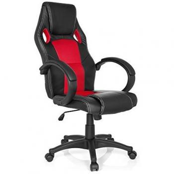Racing‑Stil Bürostuhl MyMyBüro 444445 – Mit Kopfstütze, Armlehne