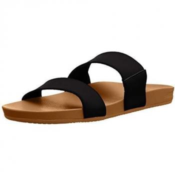 Reef Sandales Cushion Bounce Vista, Noir Naturel, Taille 36 Femme