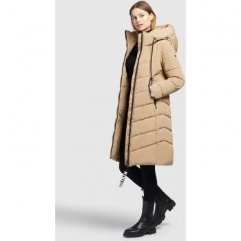 Khujo Mikia cappotto donna sabbia S a XXL