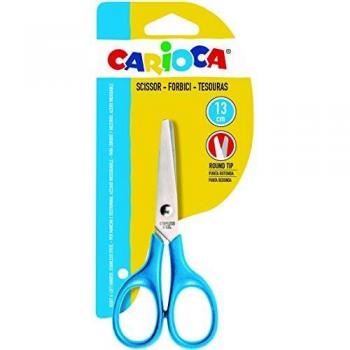 Carioca Kids Blue 13 cm Round‑Tip Scissors Enfant Mixte