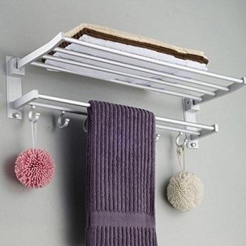 Almacén de Baño “Toalla + Ganchos” de Dos Capas