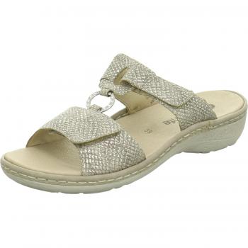 Remonte Damen Pantoletten D7644-64 Beige – Langlebiges Baumwoll‑Design