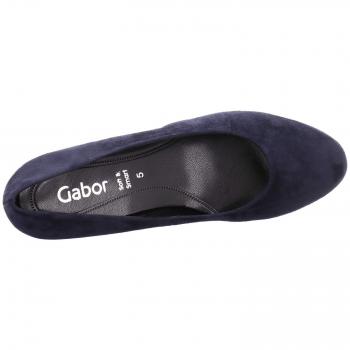 Gabor Trendy Pumps Frauen – Übergröße 42, Blau, Modell 25.300.46