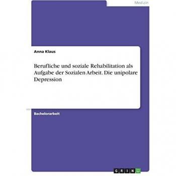 Berufliche und soziale Rehabilitation als Aufgabe der Sozialen Arbeit. Die unipolare Depression