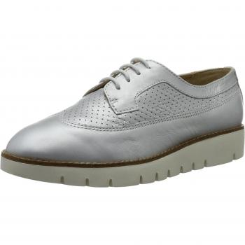 Scarpe stringate da donna Geox D Blenda A con tacco in argento (SILVERC1007) Dimensione: 41 EU