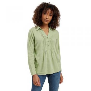 M & Co Chemise Verte – Détails Pintuck