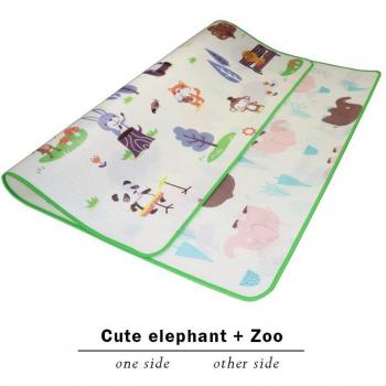 Tapis de Découverte Doux 0,5 cm – Animaux Cartoon et Développement Mental