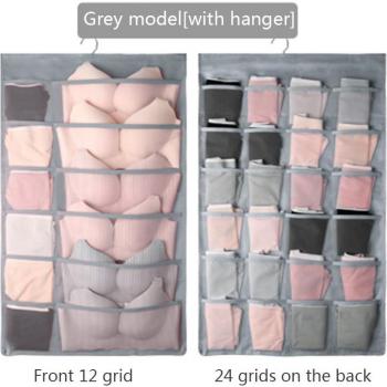 Multi Pocket Hanging Storage Organizer for Underwear