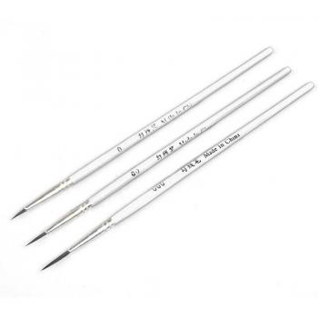 Y51A Precision Hook-Line Acrylic Brush Trio