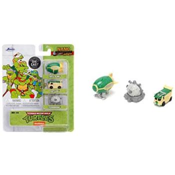 Jada TMNT Nano Hollywood Rides: 3‑Piece Diecast Collection